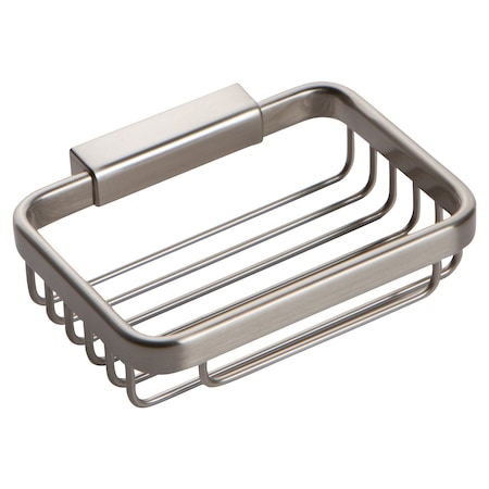 GINGER Soap Basket in Satin Nickel 550G/SN